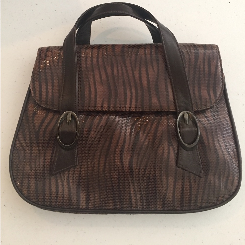 Rodo animal print handbag